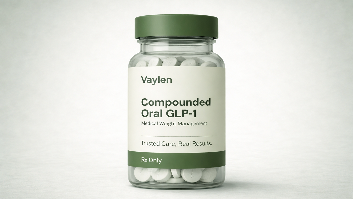 Compounded Semaglutide (Oral GLP‑1) 3 Months